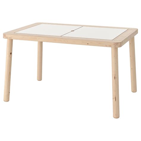 The desk is as practical for arts and crafts as for homework. . Ikea flisat table
